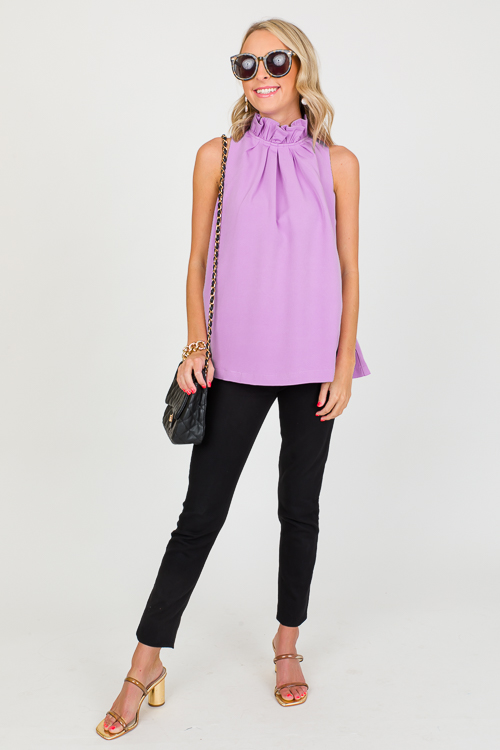 Preppy Persona Tank, Lavender