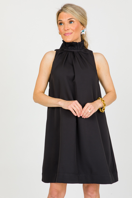 Preppy Persona Dress, Black
