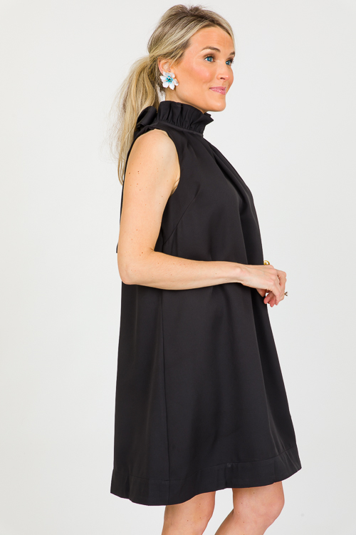 Preppy Persona Dress, Black