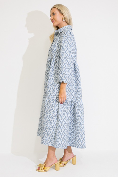 Floral Embossed Midi, Blue - 0609-88.jpg