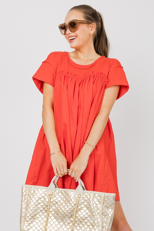 Contrast Babydoll Dress, Orange - 0610-123-Edit.jpg