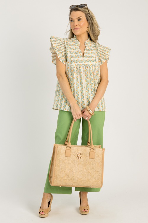 Floral Vines Top, Tangerine - 0610-125.jpg