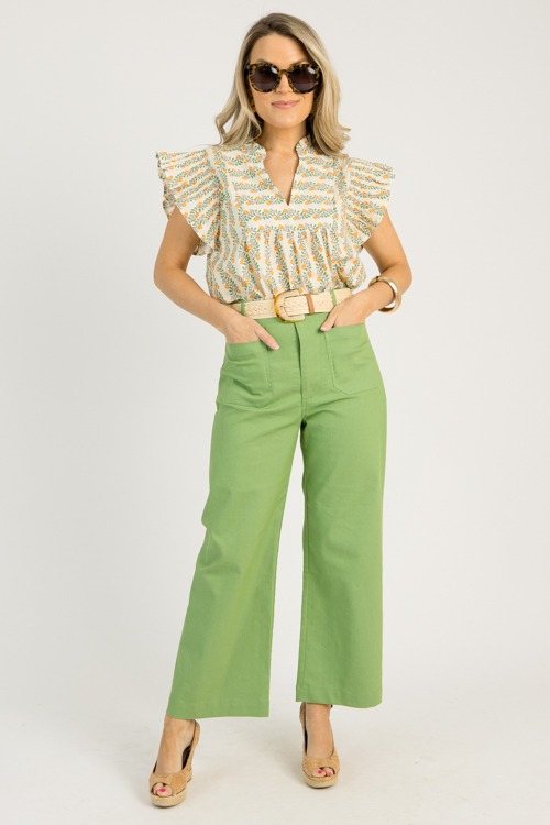 Floral Vines Top, Tangerine - 0610-130.jpg