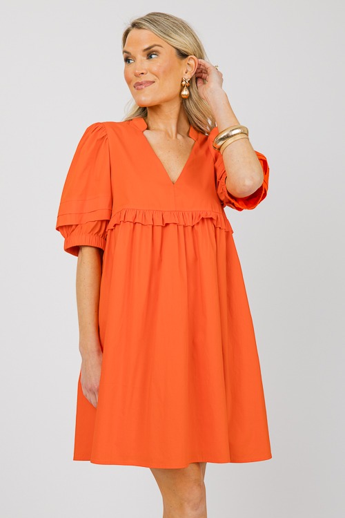 Millie Dress, Orange