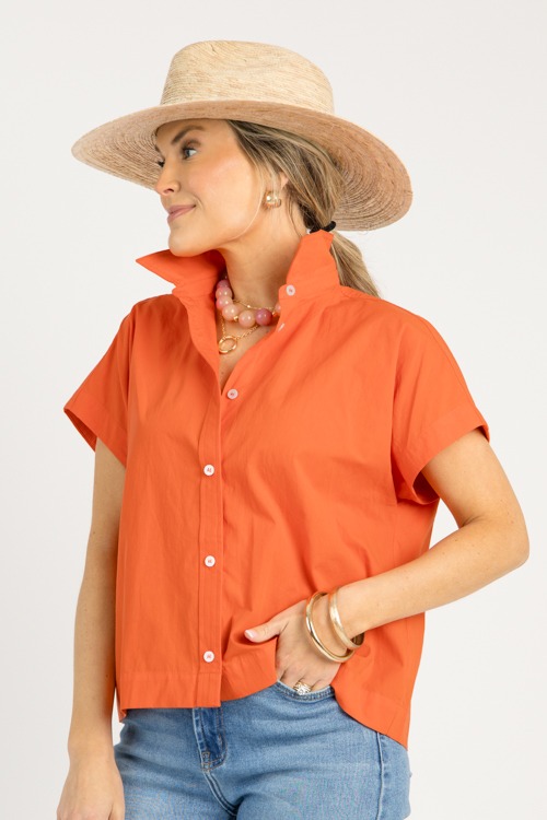 Papaya Button Up Shirt - 0610-151.jpg