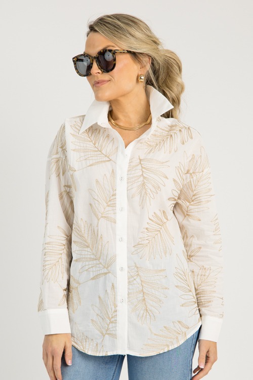 Embroidery Leaf Shirt, Ivory - 0610-43.jpg