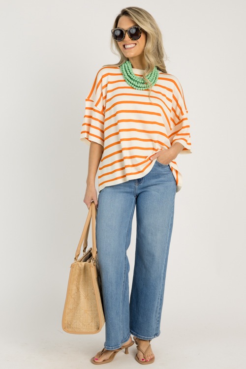 Jana Stripe Sweater, Orange - 0610-48h.jpg