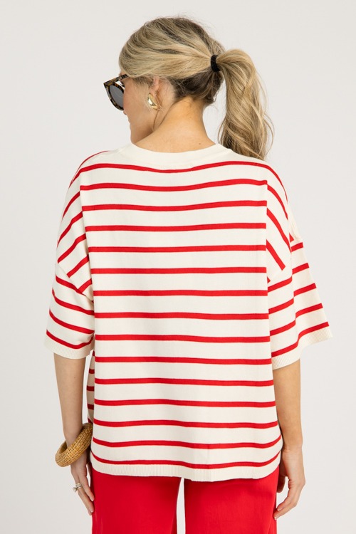 Jana Stripe Sweater, Red - 0610-59.jpg