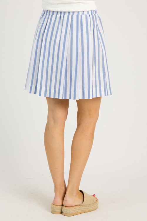 Pleated Mini Skirt, Sky Stripe - 0611-22.jpg