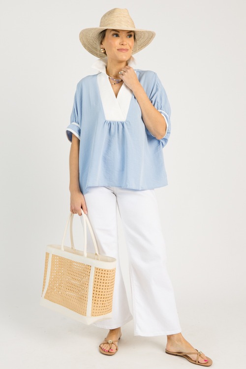 Regan Colorblock Top, Blue - 0611-25h.jpg