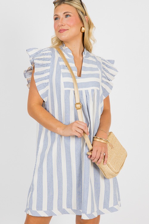 Kathryn Pinstripe Dress, Blue - 0612-109.jpg