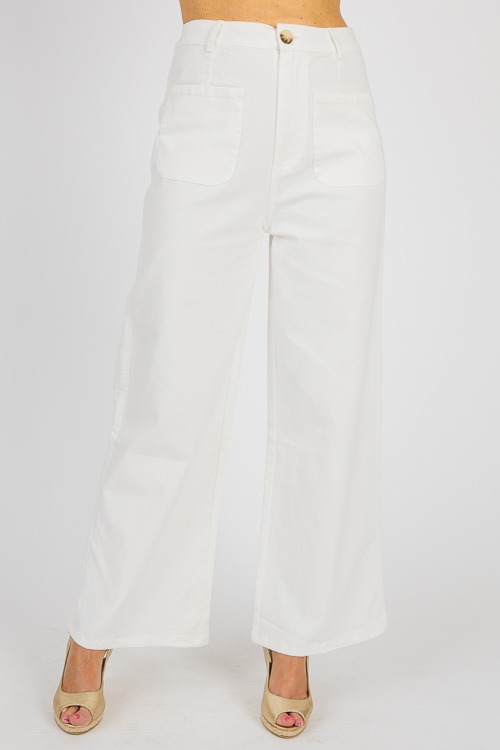 Patch Pocket Twill Pants, Off W - 0612-126.jpg