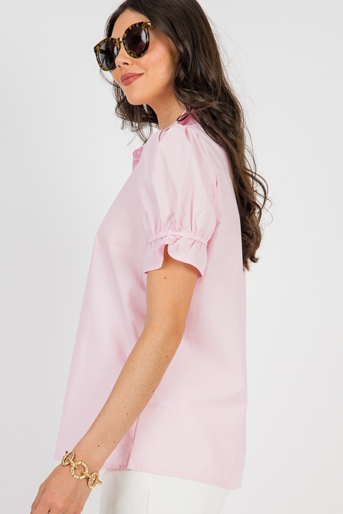 Puff Sleeve Shirt, Pink - 0612-133.jpg