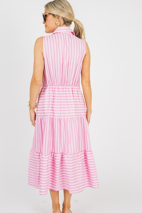 Tie Front Stripe Midi, Pink - 0612-59.jpg