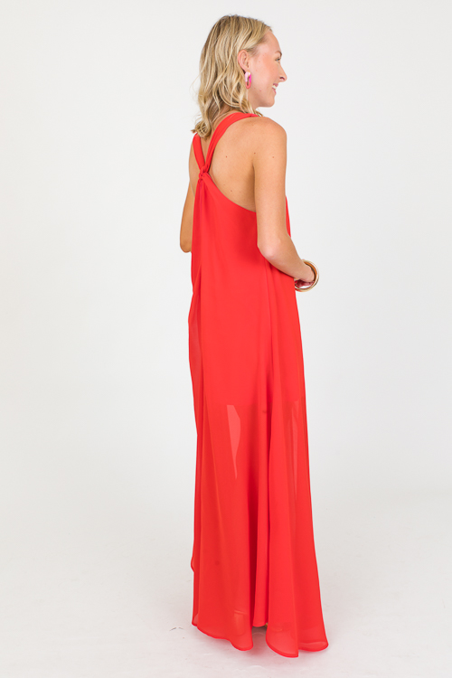 Knot Strap Maxi, Red