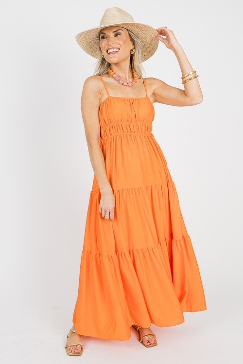 Tie Waist Maxi, Cantaloupe - 0614-10h.jpg