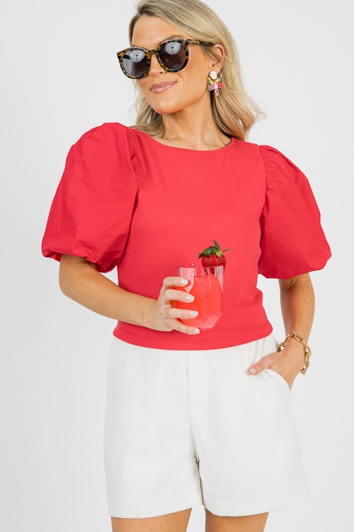 Erin Rib Poplin Top, Red - 0614-126p-Edit.jpg