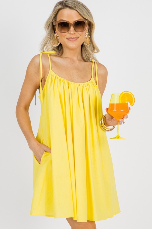 Bright Idea Dress, Yellow