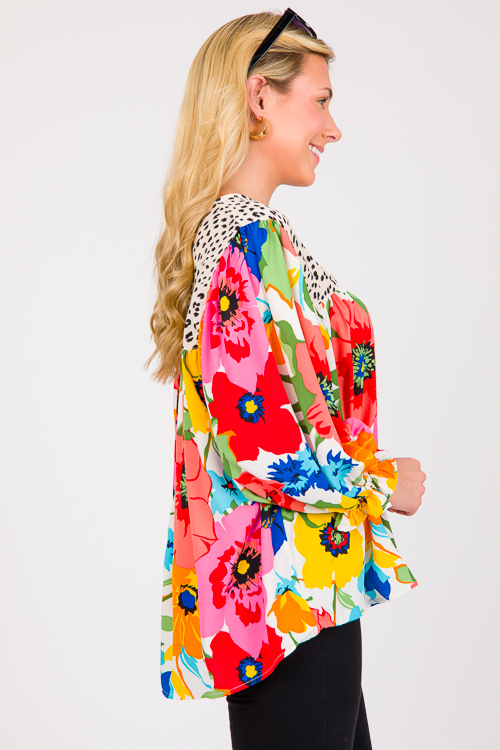 Wild Flower Mix Blouse