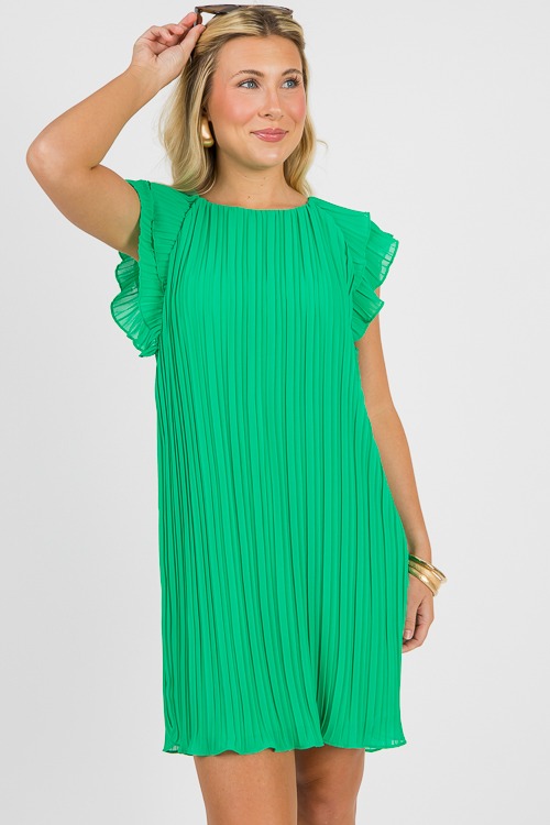 Pleated Flutter Dress, Peridot - 0614-88h.jpg