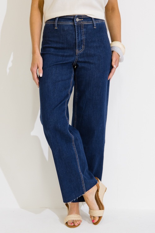 Jenny Wide Leg Jean, Dark