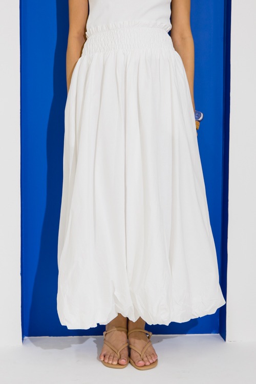 Bubble Hem Maxi Skirt, White - 0616-297.jpg