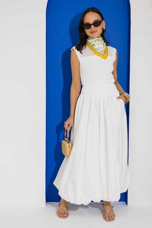 Bubble Hem Maxi Skirt, White - 0616-298.jpg