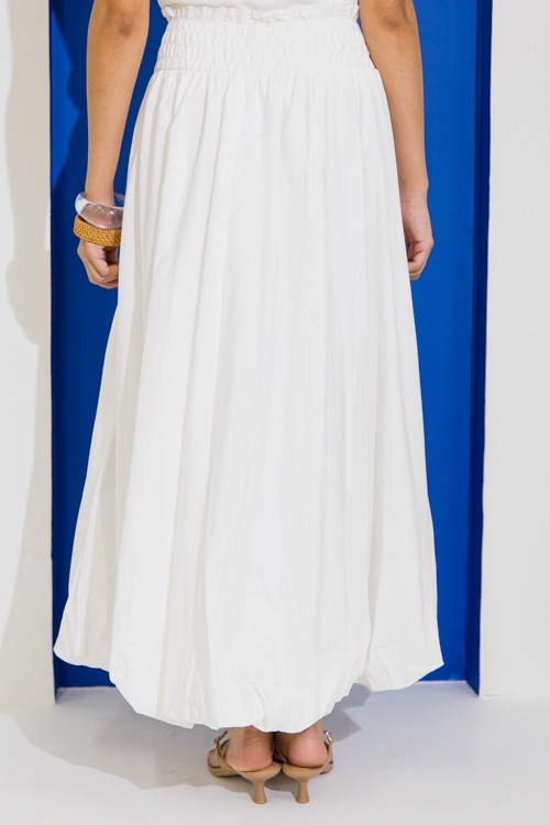 Bubble Hem Maxi Skirt, White - 0616-299.jpg