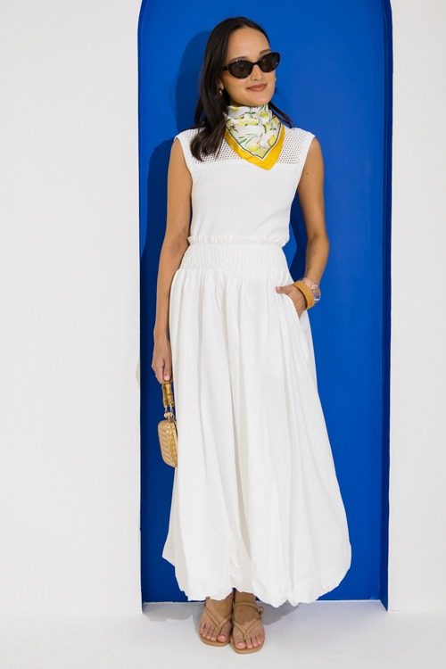 Bubble Hem Maxi Skirt, White - 0616-300.jpg