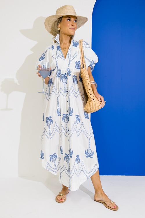 Palm Embroidery Midi,Off Wh/Blu - 0616-309.jpg