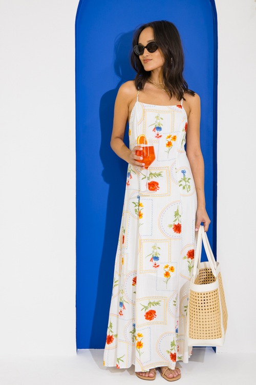 Sweet Escape Floral Maxi, Off White