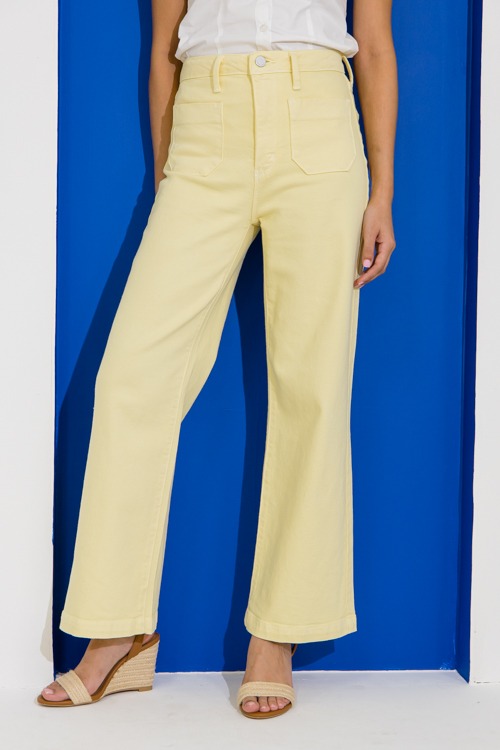 Patch Pocket Wide Leg Jeans,Sun - 0616-351.jpg