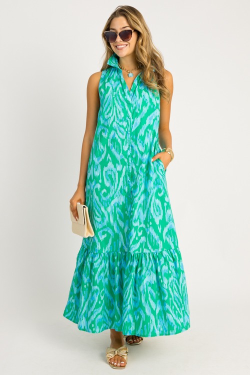 Louise Maxi, Cerulean/Kelly Green - 0616-36h.jpg