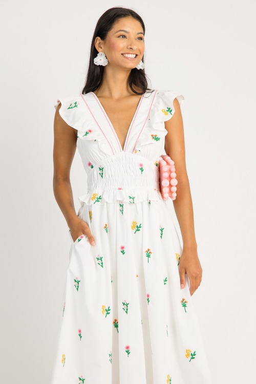 Flower Embroidery Midi, White Multi - 0616-4.jpg