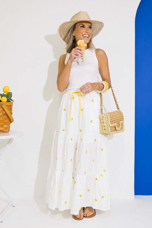 Lemon Embroidery Maxi Skirt - 0616-56.jpg