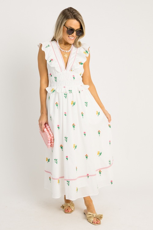 Flower Embroidery Midi, White Multi - 0616-7.jpg
