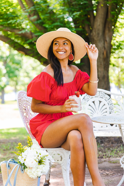 Candy Apple Cotton Romper