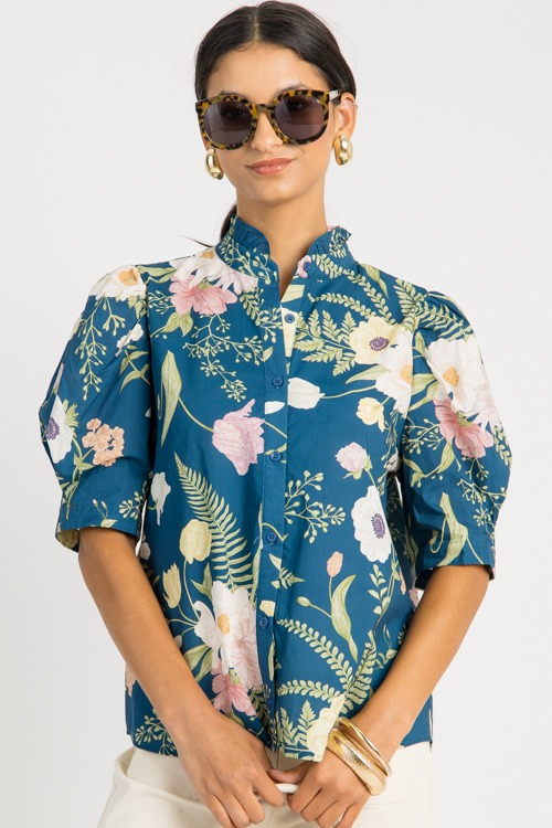Garden Party Blouse, Teal - 0618-103.jpg