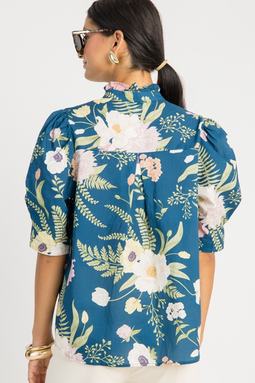 Garden Party Blouse, Teal - 0618-105.jpg