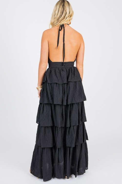 Ruffle Layer Halter Maxi, Black - 0618-30.jpg