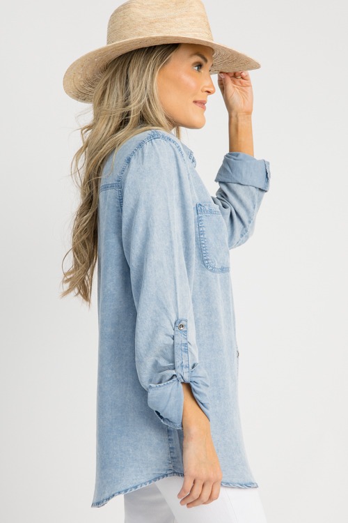 Chambray Tab Sleeve Shirt, Lt D - 0618-47.jpg