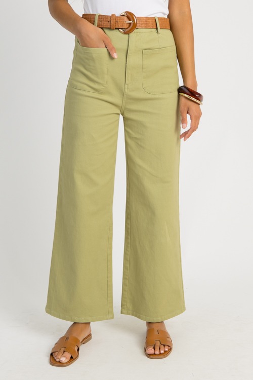Dorian Twill Pants, Lt. Olive
