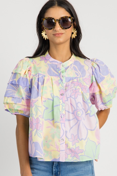 Pastel Floral Pleat Top, Lavend - 0618-88.jpg