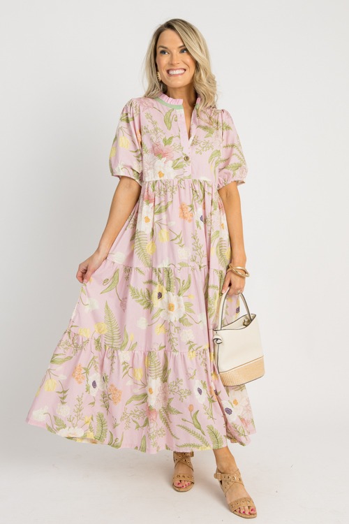 Garden Party Maxi, Lt. Pink