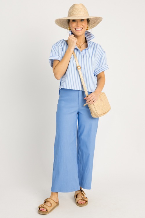 Comfort Stretch Pants, Blue