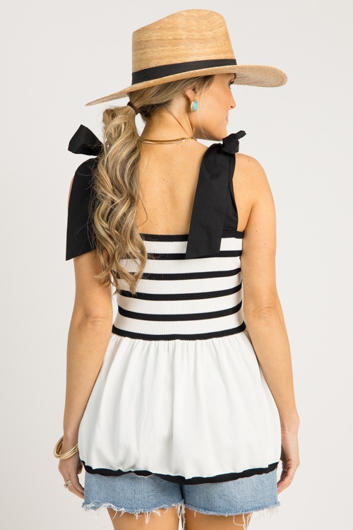Bow Strap Stripe Knit Top - 0619-53.jpg