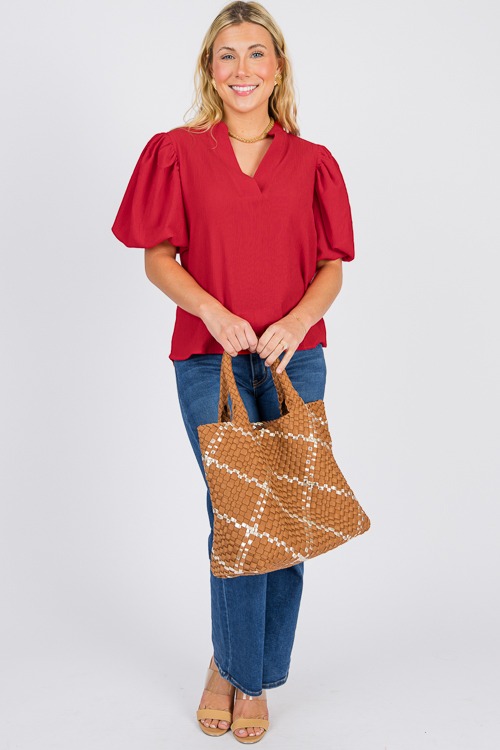 Roxanne Texture Top, Red - 0619-87.jpg