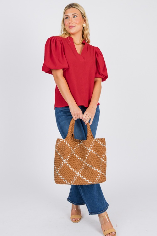 Roxanne Texture Top, Red - 0619-88.jpg