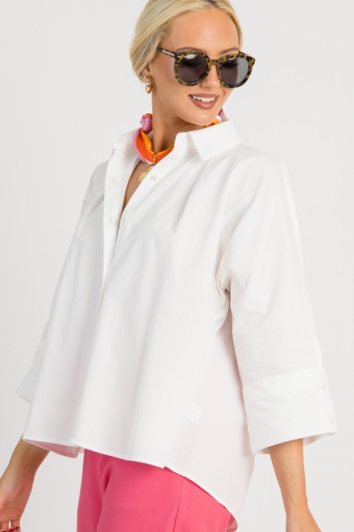 Elevated Button Down, White - 0620-95.jpg