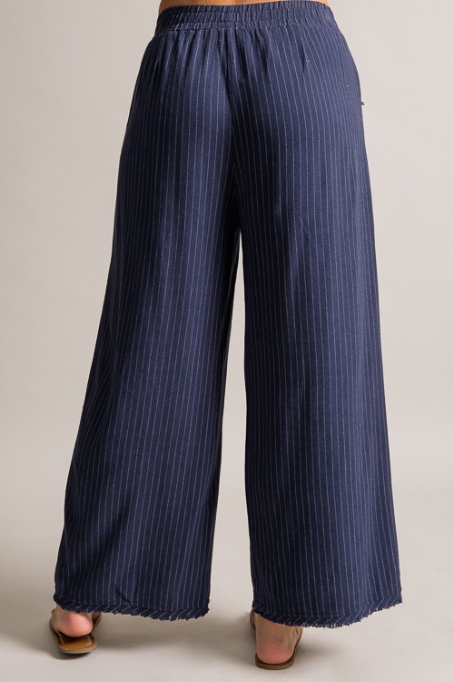 Frayed Pinstripe Pants, Navy - 0621-130.jpg